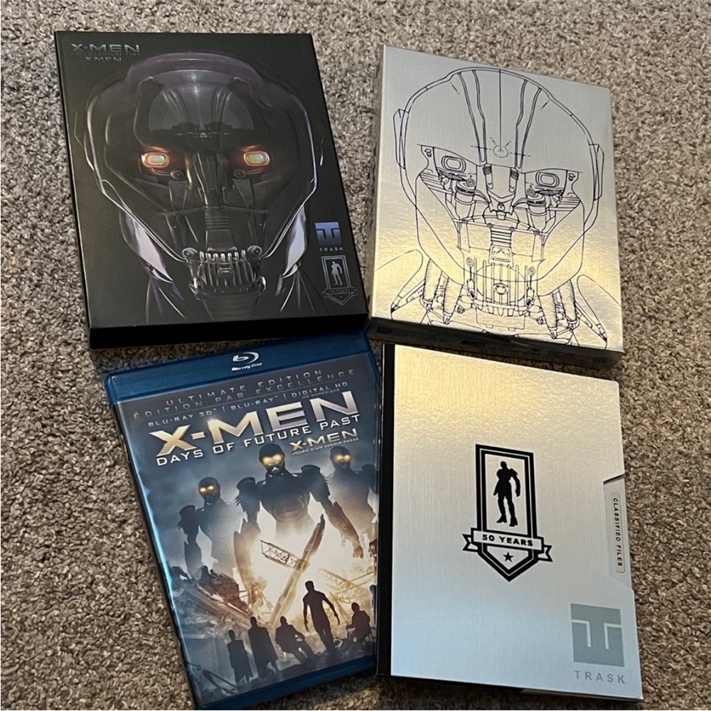 X-Men Days of Future Past Blu-ray/3D Blu-Ray Boxed Set / Trask 50 Years